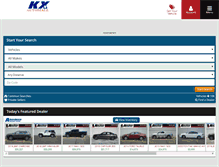 Tablet Screenshot of kxautomall.com